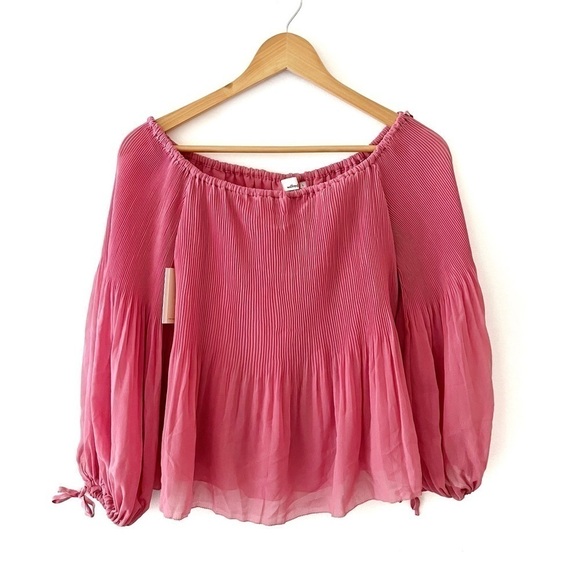WILFRED | NWT Talence Blouse Palm Pink Size Small Aritzia - Picture 2 of 10